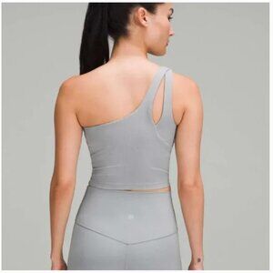 lululemon athletica Gray One-Shoulder Sports Bra